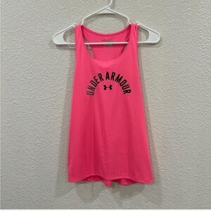 Under Armour Pink Relaxed Tank Top with Racerback